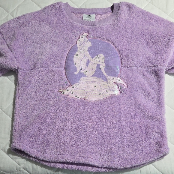 Disney Tops - Disney Ariel The Little Mermaid Lavender Spirit Jersey EUC S